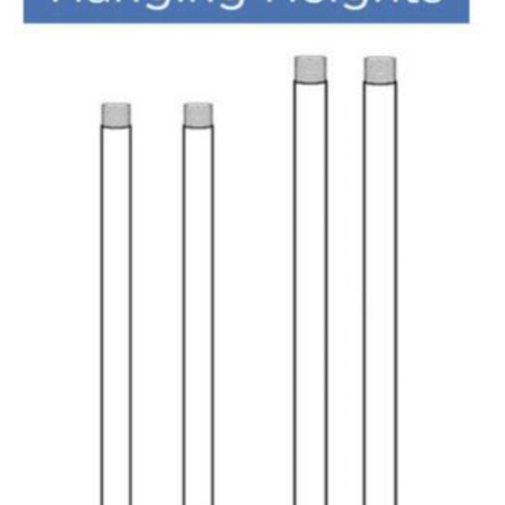 Adjustable Silver Hanging Rods